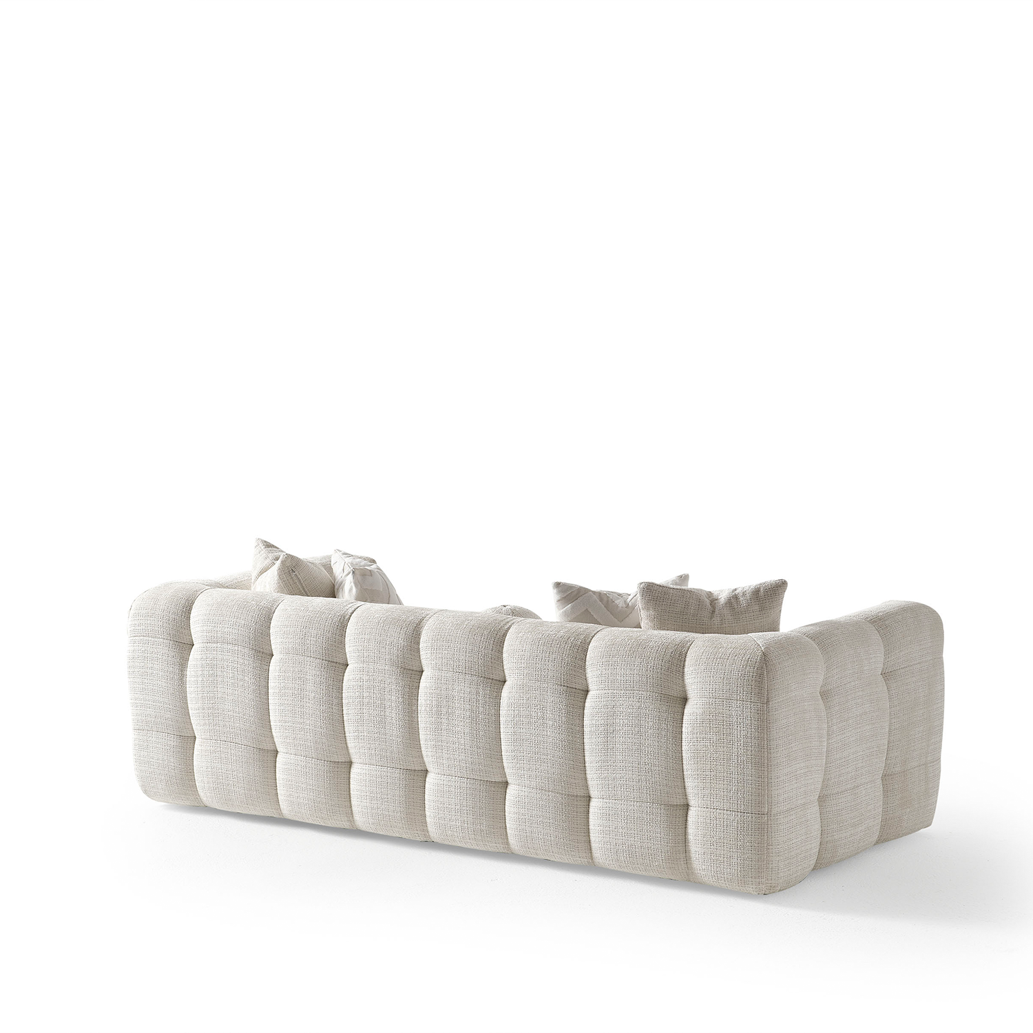 Amsterdam Üçlü Kanepe - Krem