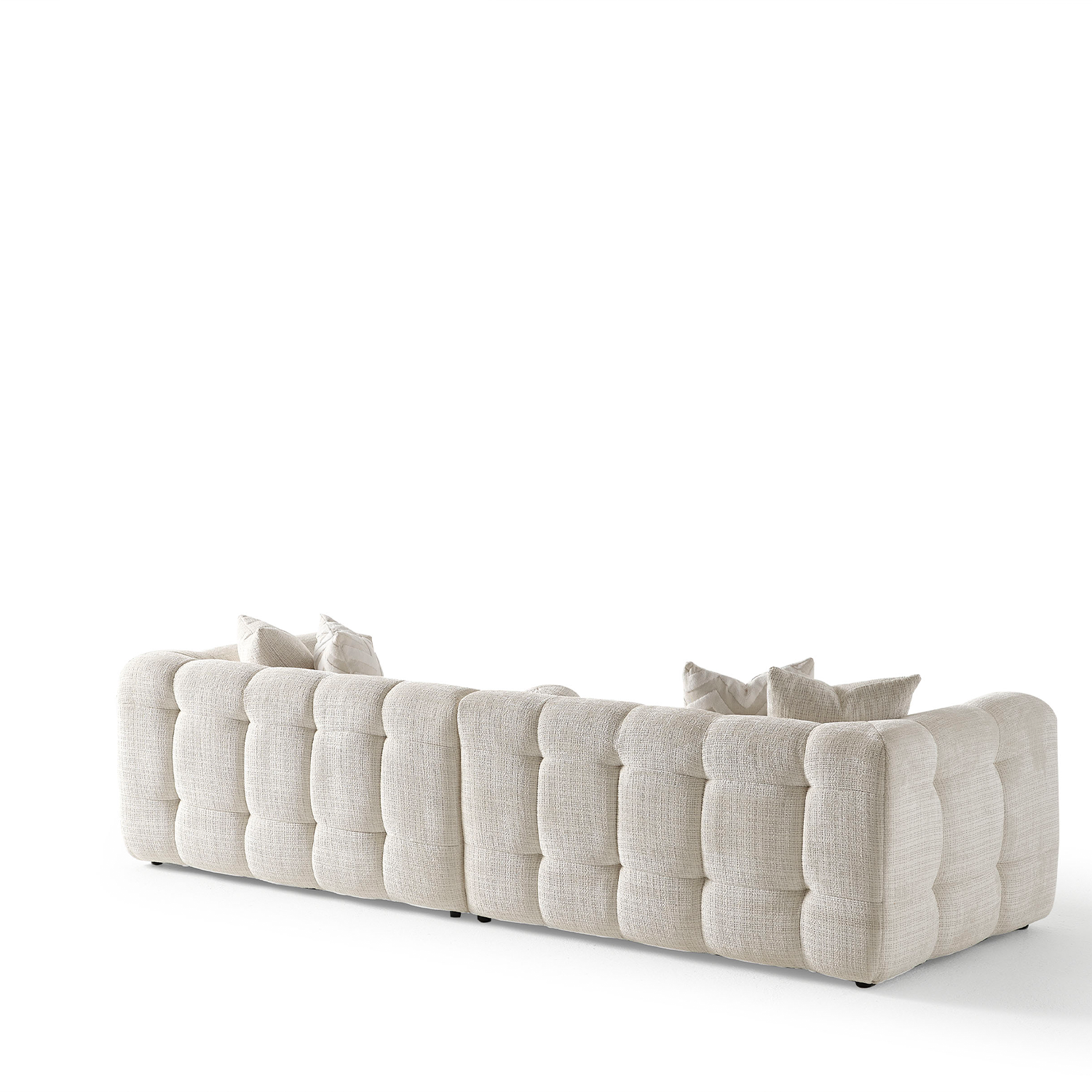 Amsterdam Dörtlü Kanepe - Krem