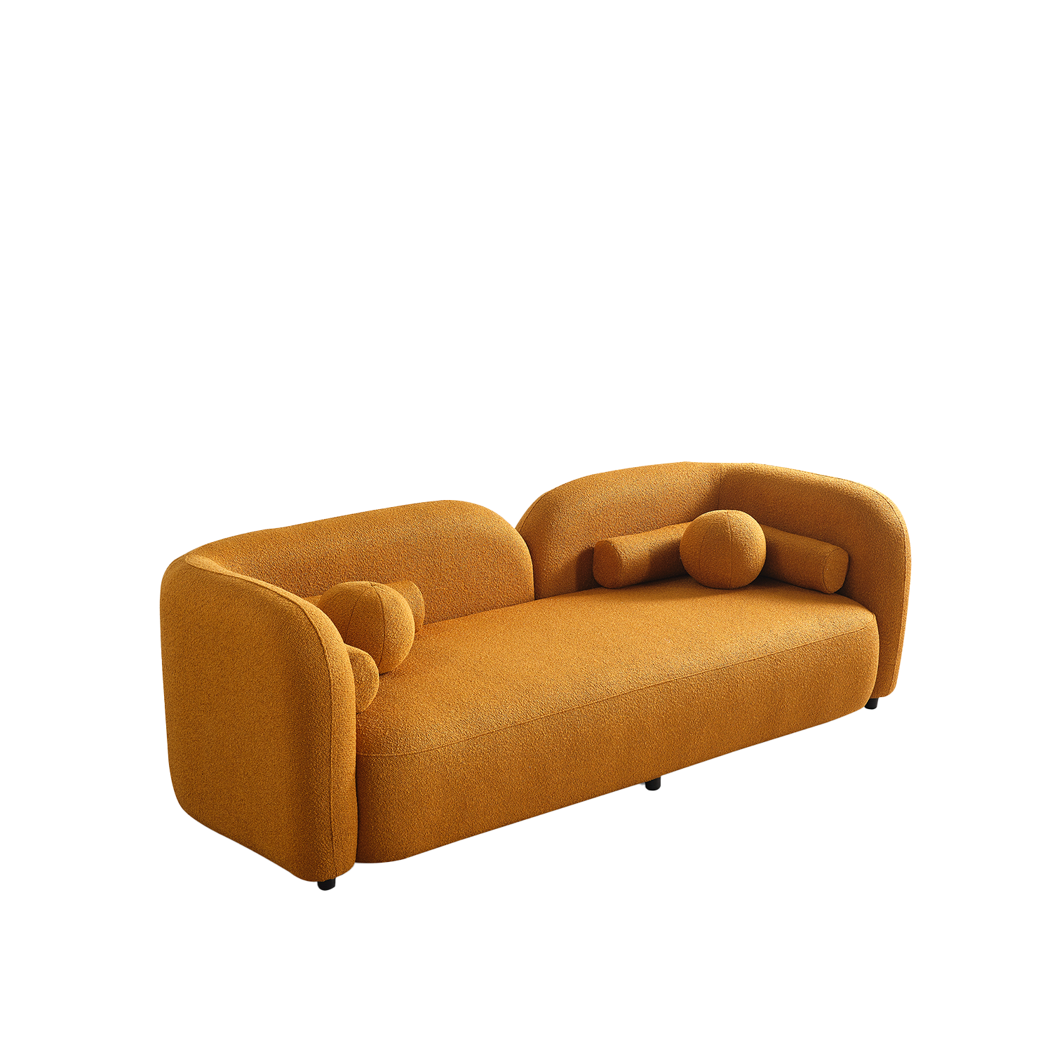 Bodrum Üçlü Kanepe - Hardal