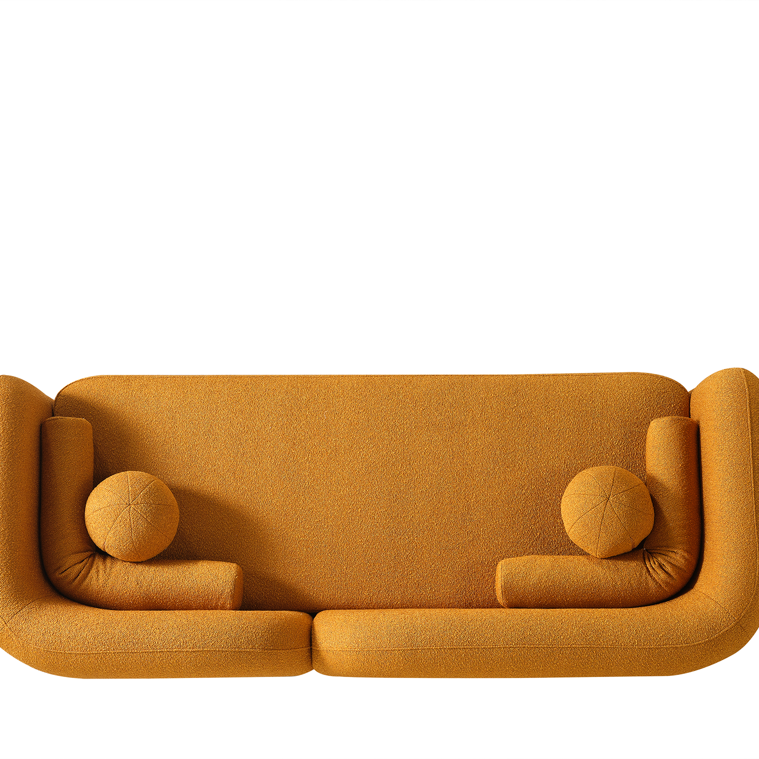 Bodrum Üçlü Kanepe - Hardal