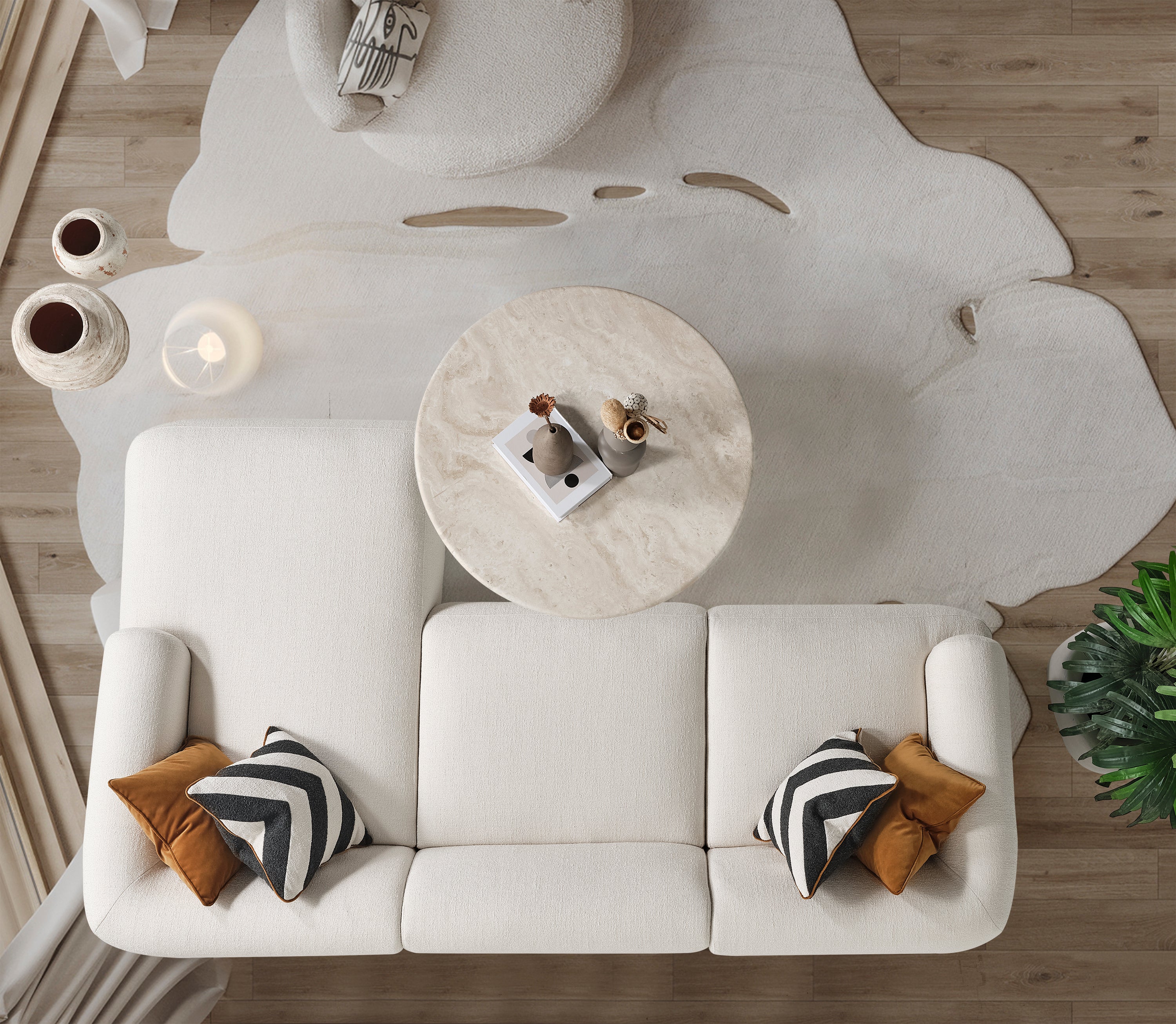 Porto Köşe Takımı - Krem