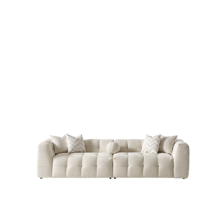 Amsterdam Dörtlü Kanepe - Krem