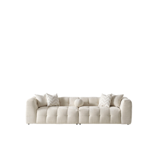 Amsterdam Dörtlü Kanepe - Krem