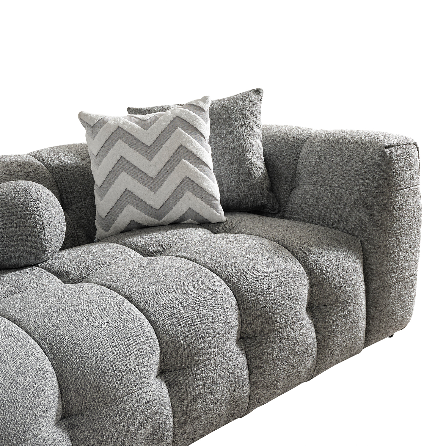 Amsterdam Üçlü Kanepe - Gri