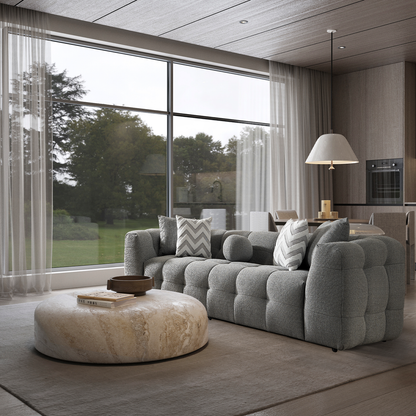 Amsterdam Üçlü Kanepe - Gri