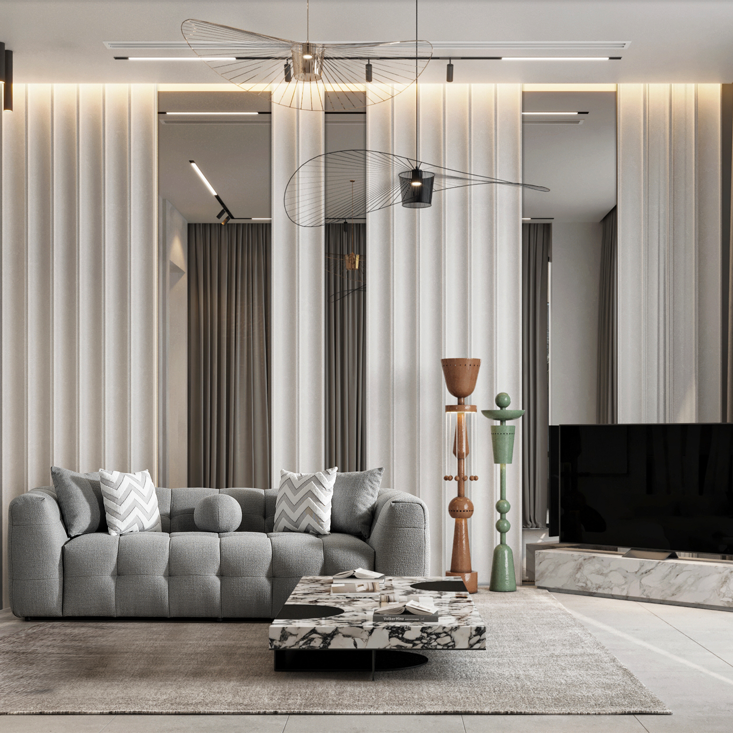 Amsterdam Üçlü Kanepe - Gri