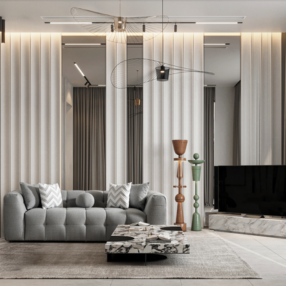 Amsterdam Üçlü Kanepe - Gri