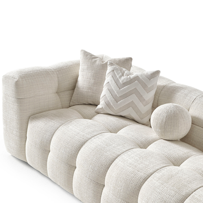 Amsterdam Üçlü Kanepe - Krem