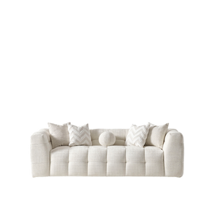 Amsterdam Üçlü Kanepe - Krem