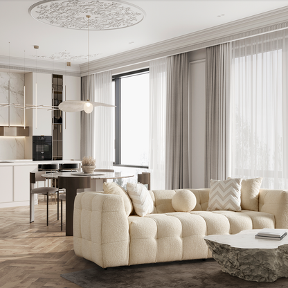 Amsterdam Üçlü Kanepe - Bej