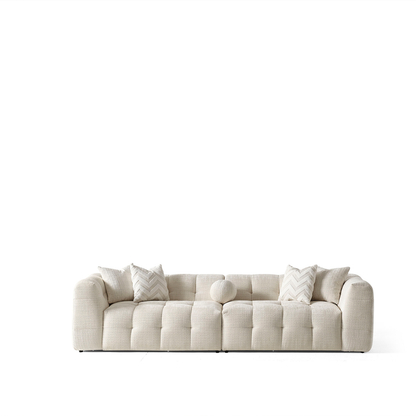 Amsterdam Dörtlü Kanepe - Krem