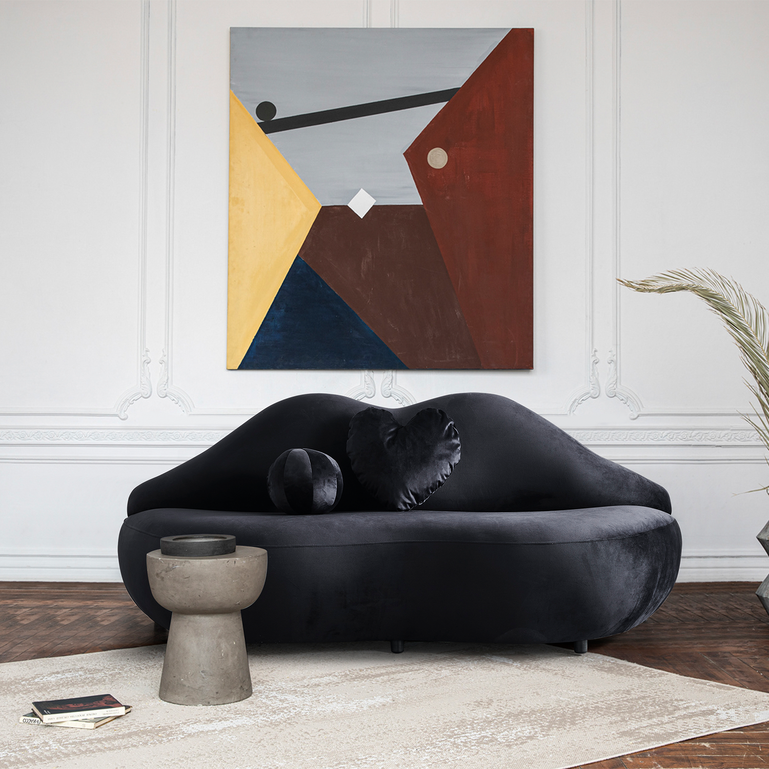 LIP Konsept Kanepe - Siyah