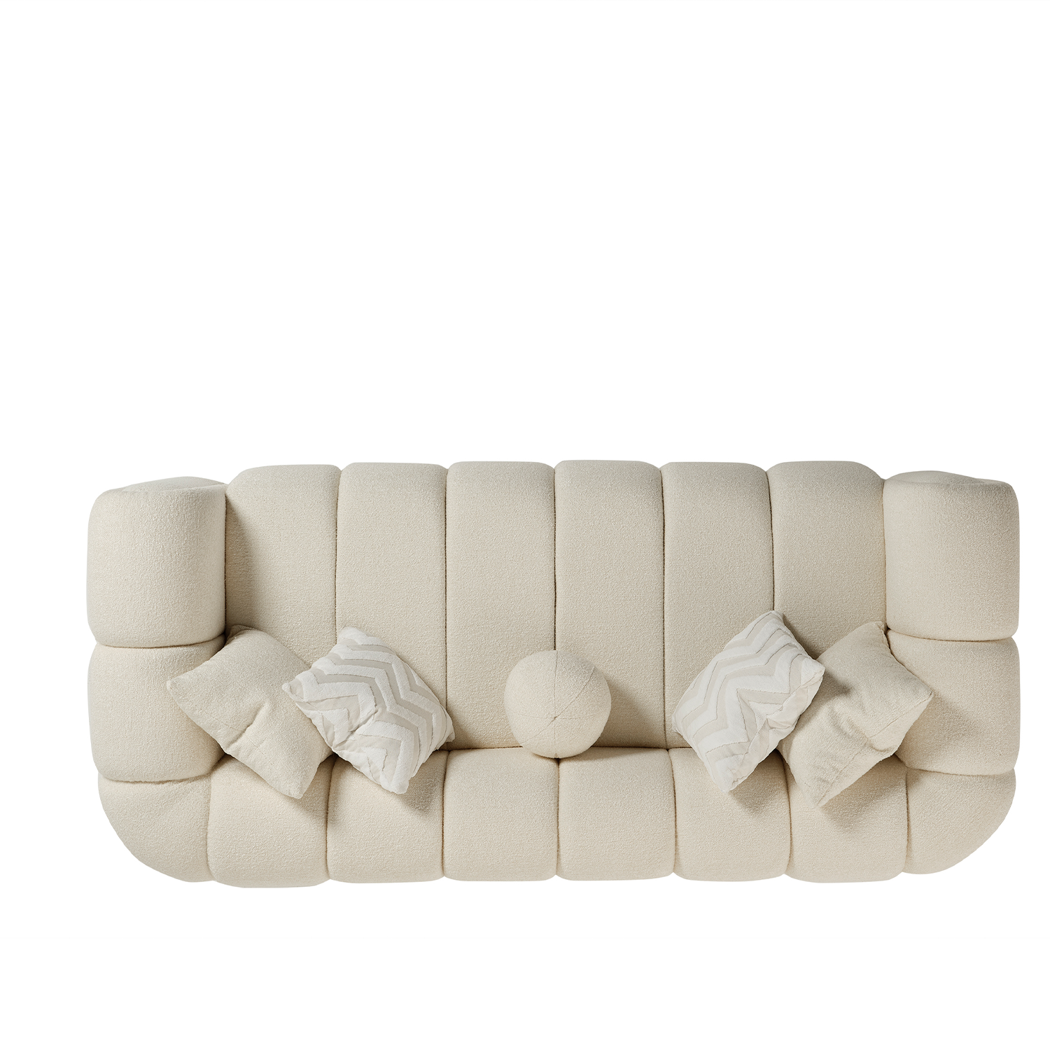 London Üçlü Kanepe - Bej