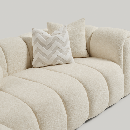 London Üçlü Kanepe - Bej