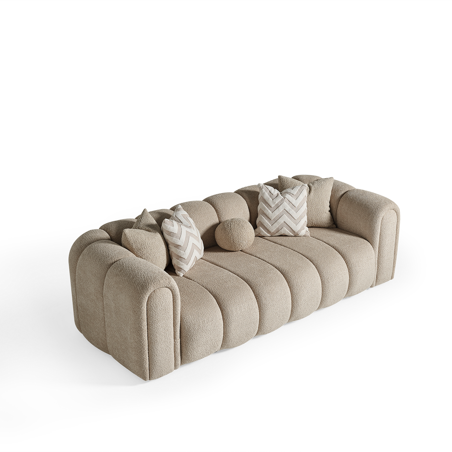 London Üçlü Kanepe - Vizon